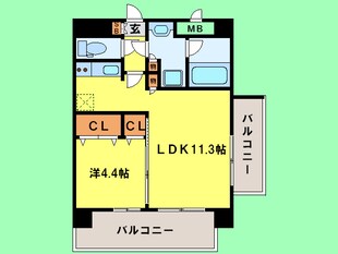 ナビ－ルコ－ト薬院の物件間取画像